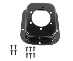 Fuel Filler Accent, Stainless Steel, Jeep, Black, Each