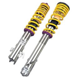 Coilover Springs/Struts, Variant 1, Natural/Purple/Yellow, Front and Rear, Chevy/Pontiac, Cavalier/Sunfire, L4