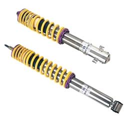 Coilovers, Front and Rear, Twin-Tube, Stainless Steel, Volkswagen Cabriolet, Kit