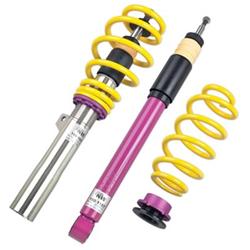 Coilover Springs/Struts, Variant 1, Natural, Purple, Yellow, Front and Rear, Volkswagen, Golf, V6, Kit