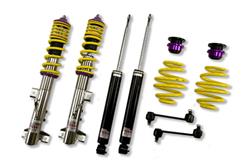 Coilover Springs/Struts, Variant 2, Natural/Yellow, Front and Rear, BMW, M3, L6, Kit