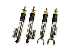 Coilover Kits, Stock Ride Height, Monotube, Chrome Finish, Chevy, Kit