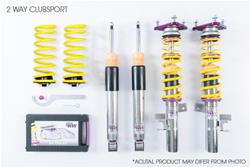 Coilover Kits, Clubsport Kit 2 Way, 0.0 to 1.0 in. Front and Rear, Chevrolet Corvette Stingray C8 Without OE Noselift, Kit