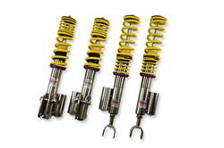 Coilover Kits, Variant 3, 0.9 - 2.0 in. Lowered Front and Rear, Shocks, Yellow Powdercoated Springs, Mitsubishi, Kit