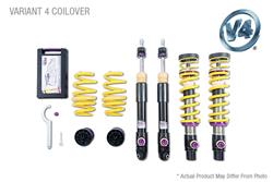 Coilover Kit, KW CO Kit V4 Bundle; Porsche 911 (992) Carrera 2/2S; Coupe; w/ & w/out original lift system; w/ PASM