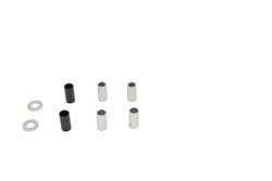 Shock Mount Sleeve, Steel, 0.500/0.563/0.625 in I.D., 0.625 O.D., 1.250 in. Length, Natural, Each