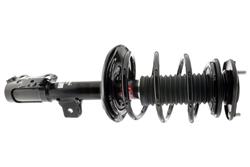 Shock/Strut, Strut-Plus, Twin-tube, Rubber Bushing, Black, Front Left, Toyota, Each