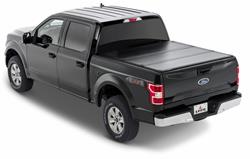 Tonneau Cover, HF350M Series, Hard, Folding, Hook and Loop, Aluminum, Black, 5 1/2 ft. Truck Bed Length, Ford, Each