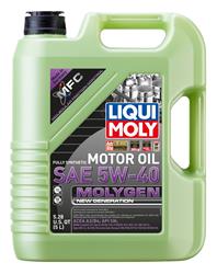 Motor Oil, Molygen New Generation 5W-40 , Plastic Container, 5 Liters