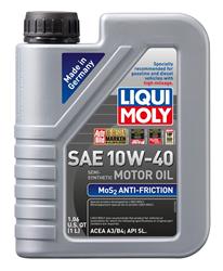 MoS2 Antifriction Motoroil 10W-40 ,Plastic Container, 1 Liter