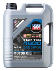 Motor Oil, Top Tec 4600 5W-30 , Plastic Container, 5 Liters