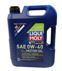 Motor Oil, Synthoil Energy Motor Oil, 0W-40, Plastic Container, 5 Liters