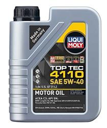 Motor Oil, Top Tec 4110 5W-40 , Plastic Container, 1 Liter, Each