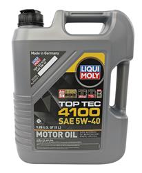 Motor Oil, Top Tec 4100 5W-40 , Plastic Container, 1 Liter