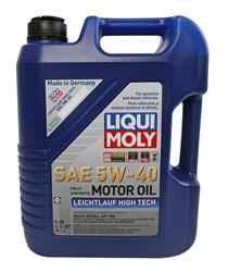 Motor Oil, Leichtlauf High Tech 5W-40 , Low Friction, Plastic Container, 5 Liters