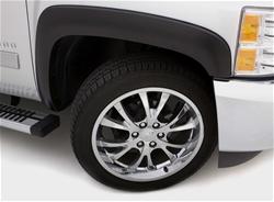 Fender Flares, ABS Plastic, Black, Smooth, 1.250 in. Width, Chevy, Set of 4