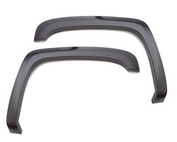 Fender Flares, Street Style, Thermoplastic, Black, Smooth, 2.50 in. Width, Ram, Front, Pair