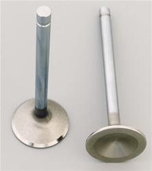 Valves, Exhaust, Stainless Steel, 1.660 in. Diameter, .341 in. Stem, 5.230 in. Length, Pontiac V8, Set of 8