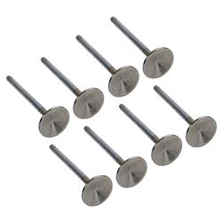 Valves, Exhaust, XH-426 Stainless Steel, 1.550 in. Diameter, .314 in. Stem, 4.923 in. Length, Set of 8