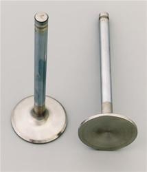 Valves, Exhaust, Stainless Steel, 1.880 in. Diameter, .371 in. Stem, 5.474 in. Length, Chevy, Set of 8