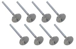 Valves, Exhaust, Extreme Duty Series, Stainless, 1.600 in. Diameter, 0.314 in. Stem, Chevy, 6.2L, Set of 8