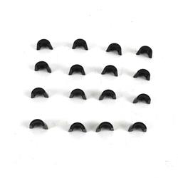 Valve Locks, Machined, Steel, 10 degree, 1-Groove Beadlock, 0.342 in. Valve Stem, Set of 16