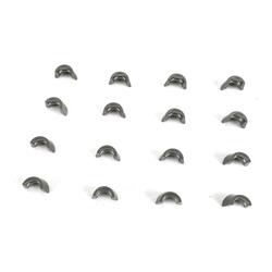 Valve Locks, Machined, Titanium, 10 Degree, 1-Groove Beadlock, 11/32 in. Valve Stem, Set of 16
