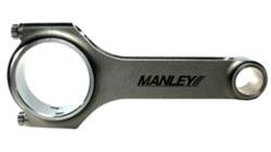 Connecting Rod, 4340 Steel, H-Beam, 6.125 in Length, Bushed, Cap Screw, Chevy, LS1, Each