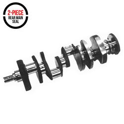 Crankshaft, 2-Piece Seal, Internal Balance, Forged 4340, 4.000 in. Stroke, 2.45 Mains, Chevy, 5.7, 6.6L, Each