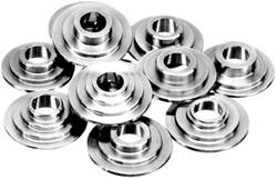 Valve Spring Retainers, Steel, 10 Degree, 1.550 in. Outside Diameter, .700 in. Inside Diameter, Set of 16