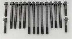 Cylinder Head Bolts, Hex Head, Steel, Natural, Chevy, Big Block, with Brodix, Merlin, Heads, 1-Head, Set