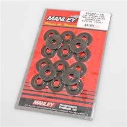Valve Spring Locators, Inside, Steel, .045 in. Thick, 1.550 in. O.D., .567 in. I.D, .740 in. Shoulder, Set of 16