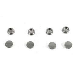 Lash Caps, 0.342 in. Stem Diameter, 0.080 in. Thickness, Steel, Set of 8