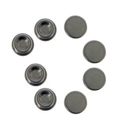 Lash Caps, LocCap Wear Caps, Steel, 0.080 in. Thick, 0.313 in. Valve Stem Diameter, Set of 8