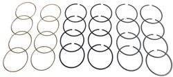 Piston Rings, Plasma-moly, 3.572 in. Bore, File Fit, 1.5mm, 1.5mm, 3.0mm Thickness, 8-Cylinder, Set