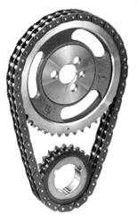 Timing Chain and Gears, Double Roller, Iron Cam Sprocket, Steel Crank Sprocket, Chevy, Big Block, Set