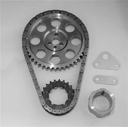 Timing Chain and Gear Set, Double Roller, Billet Steel Sprockets, Chevy, Small Block, LS1/LS6, Set