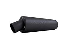 Muffler, Utility Slip-On, 7000 Series, 1.250 in. Inlet, 3.5 in. Diameter, Steel, Black, ATV, Each