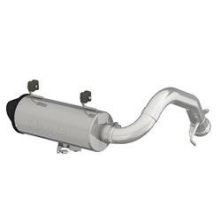 Mufflers, Performance 5 in., Slip-On, Round, Stainless Steel, Polaris, Each