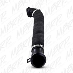 Exhaust Down Pipe, Steel, Black, 3 in. Diameter, Chevy, GMC, 6.6L, Each