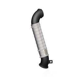 Exhaust Pipes, Turbo Downpipes, Black Series Downpipe Kits, Steel, Black, 3.00 in. Inlet/Outlet Diameter, Chevrolet, GMC, 6.6L Diesel, Each