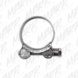 Exhaust Clamp, Barrel Band Clamp, 2 in. Diameter, Stainless Steel, Natural, Each