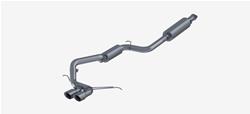 Exhaust System, XP Series, Downpipe Back, 409 Stainless Steel, Rear Center Exit, Natural, Polished Tip, Ford, 2.0L, Manual, Kit