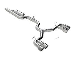 Exhaust Systems, Armor Pro, Cat-Back, Race Profile, T304 Stainless Steel, Quad Polished Tips, VW, Kit