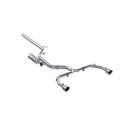 Exhaust Systems, Armor Pro, Cat-Back, Race Profile, T304 Stainless Steel, Dual Polished Tips, VW, Kit