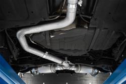 Exhaust System, T304 Stainless Steel 3" Cat-Back, Dual Split Rear with Carbon Fiber Tips