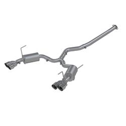 Exhaust System, Pro Series, Cat-Back, 304 Stainless Steel, Split Rear Exit, Natural, Polished Tip, Subaru, 2.0L, 2.5L, Kit