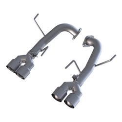 Exhaust System, Pro Series, Rear Axle-Back, 304 Stainless Steel, Split Rear Exit, Natural, Polished Tip, Subaru, 2.0L, 2.5L, Kit