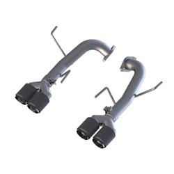 Exhaust System, Pro Series, Rear Axle-Back, 304 Stainless Steel, Split Rear Exit, Natural, Carbon Fiber Tip, Subaru, 2.0L, 2.5L, Kit