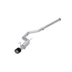 Exhaust Systems, Armor Pro, Cat-Back, Street Profile, T304 Stainless Steel, Carbon Fiber Tip, Subaru, Kit
